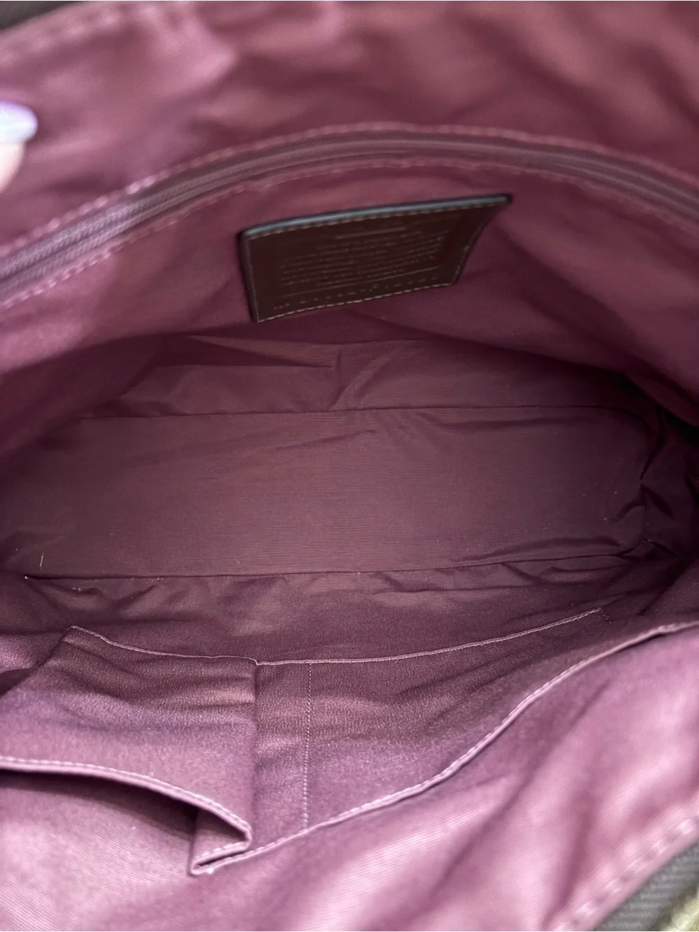 Coach Bleeker Felicia Pebbled Leather Shoulder Bag in Dark Brown